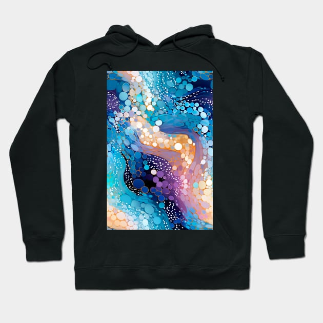 Copy of Abstract pattern of water colors Hoodie by UmagineArts